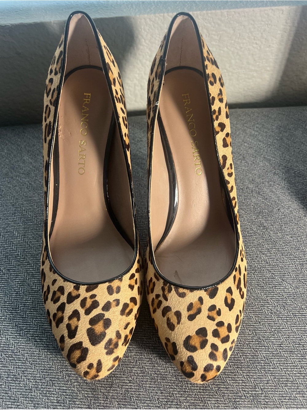 Franco Sarto Theosha Leopard Print Pumps – Size 9